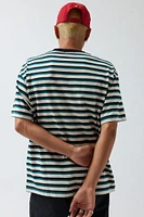 XLARGE Baseball Logo Striped Tee