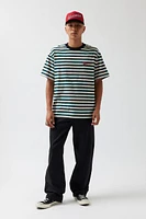 XLARGE Baseball Logo Striped Tee