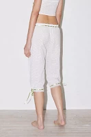 Out From Under Broderie Bow Bloomer Capri Pant