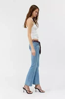 Urban Renewal Vintage Y2K Flare Denim Jean With Tie Belt