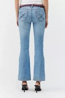 Urban Renewal Vintage Y2K Flare Denim Jean With Tie Belt