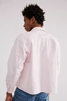 Urban Renewal Remade Overdyed Cropped Chambray Button-Down Shirt