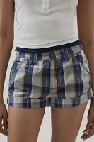 BDG Little Plaid Prep Micro Short