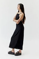 Urban Renewal Remnants Slub Linen Open-Back Midi Dress