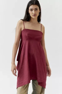 Urban Renewal Made LA EcoVero™️ Linen Hanky Hem Mini Dress