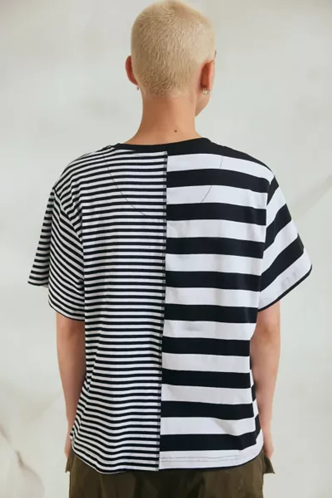 Peau De Loup X Tegan And Sara Foundation UO Exclusive Spliced Striped Tee