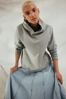 Peau De Loup X Tegan And Sara Foundation UO Exclusive Embroidered Boxy Hoodie Sweatshirt