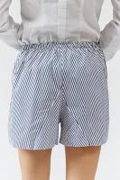 Urban Renewal Remade Striped Raw Cut Hem Boxer Short