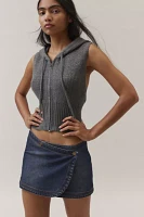 BDG Harlow Denim Micro Mini Wrap Skirt