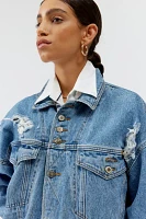 Urban Renewal Remade Destroyed Denim Jacket