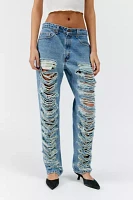 Urban Renewal Remade Destroyed Denim Jean