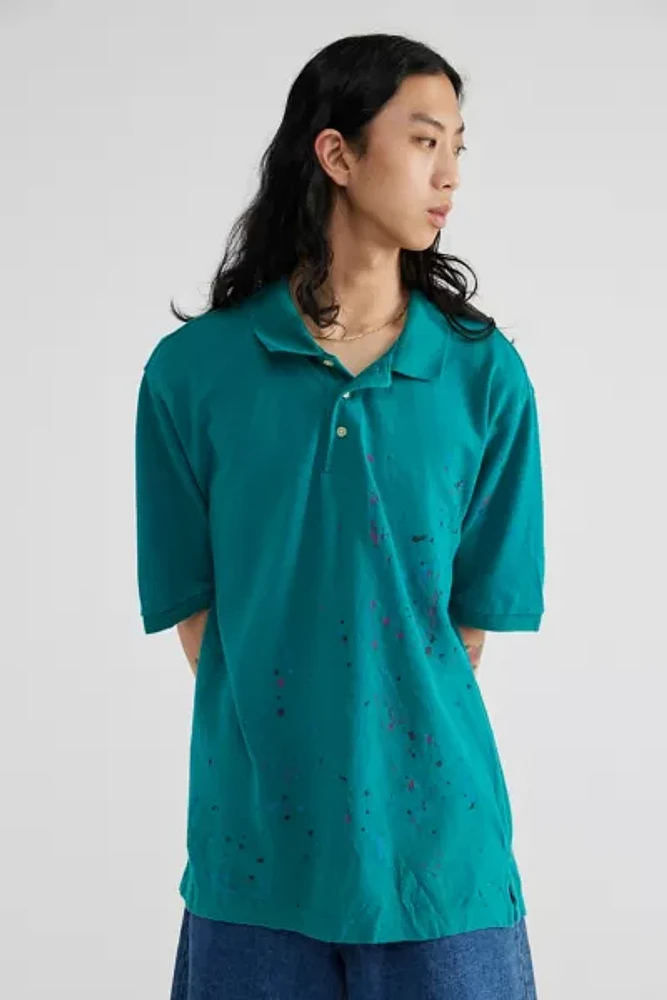 Urban Renewal Remade Paint Splatter Collared Shirt