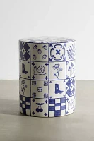 Marina Tile Ceramic Side Table