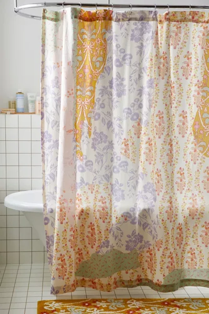 Rosalie Wallpaper Shower Curtain