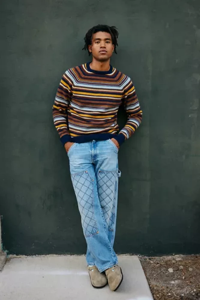 Katin Hitch Stripe Crew Neck Sweater