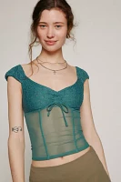 Kimchi Blue Dalilah Lace Cropped Top