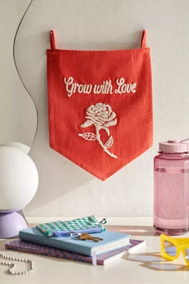 Grow With Love Flag Tapestry