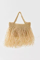 Kimchi Blue Fringe Raffia Mini Bag