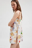 Lisa Says Gah Tata Buon Appetito Tie Mini Dress