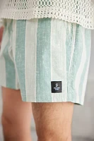 Standard Cloth Printed Stripe Swim Short