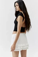 Urban Renewal Remnants Rah Pointelle Mini Skirt