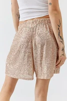 Urban Renewal Remants Longline Sequin Short