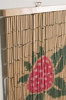 Strawberry Bamboo Beaded Curtain