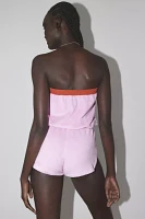 Out From Under Airy Terry Tube Top Romper