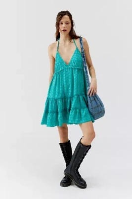 Urban Renewal Remade Sari Ruffle Mini Dress