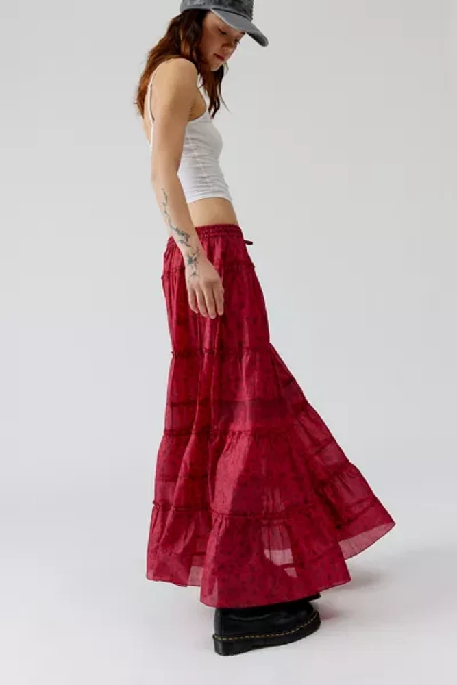 Urban Renewal Remade Sari Maxi Skirt