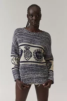 BDG Kurt Patterned Pullover Sweater