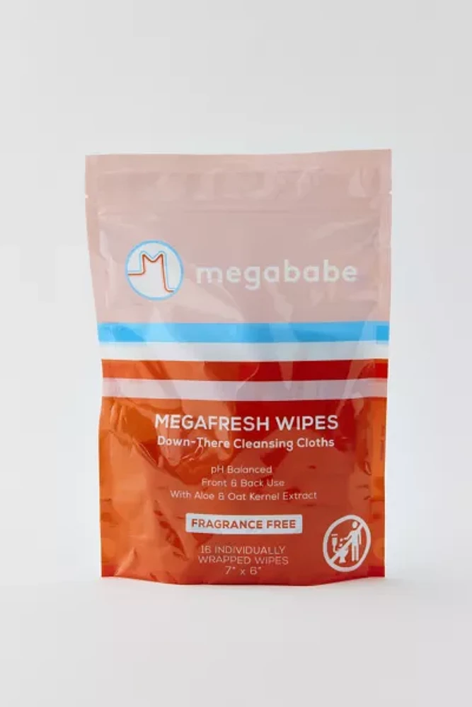 Megababe Megafresh Cleansing Wipe 16-Pack