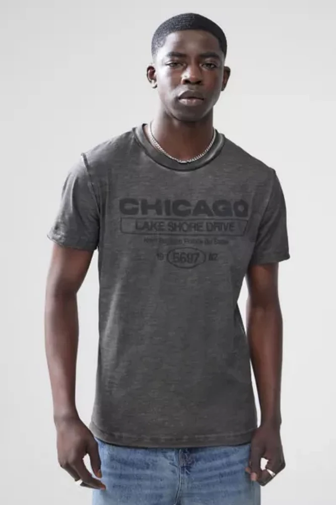 UO Chicago Washed Tee