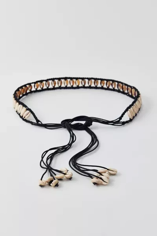 Woven Shell Rope Belt