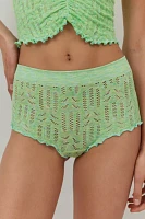 Out From Under Hello Sunshine Seamless Marled Knit Boyshort