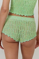 Out From Under Hello Sunshine Seamless Marled Knit Boyshort