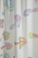 Trippy Mushroom Shower Curtain