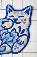 Delft Cat Bath Mat