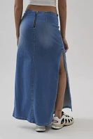 BDG Missy Low-Rise Denim Maxi Skirt