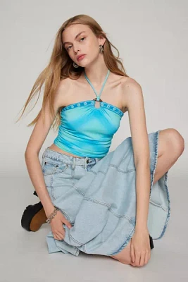 Kimchi Blue Marina Cropped Halter Top