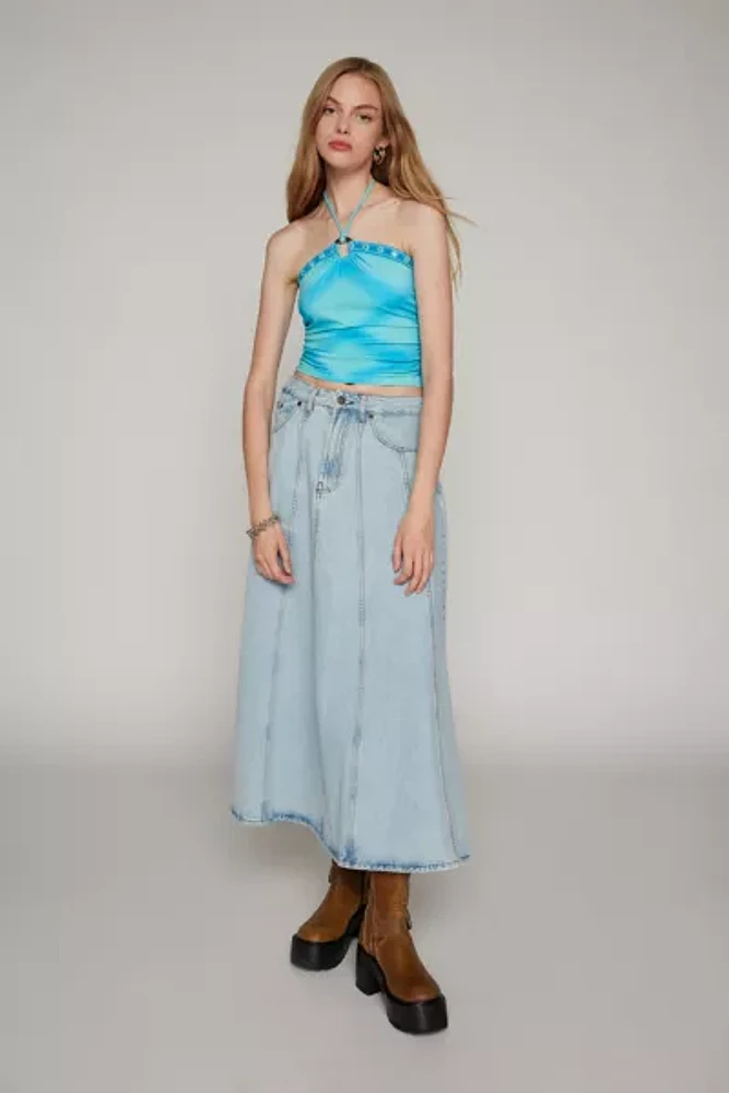 Kimchi Blue Marina Cropped Halter Top