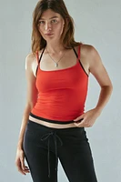 Out From Under Cotton Compression Layered Twofer Cami