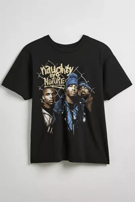 Screen Stars Naughty By Nature Chain Link Tee