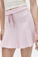 Another Girl Soni Pleated Mini Skirt