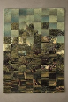 Pixelated Tree Printed Rug