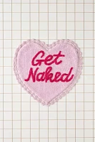 Get Naked Heart Crochet Bath Mat