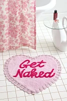 Get Naked Heart Crochet Bath Mat