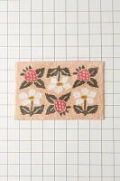 Strawberry Stamp Bath Mat