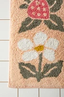 Strawberry Stamp Bath Mat