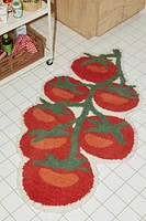 Shaped Tomato Vine Tufted Rug